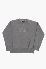 Boys Grey Logo Sweaters 1