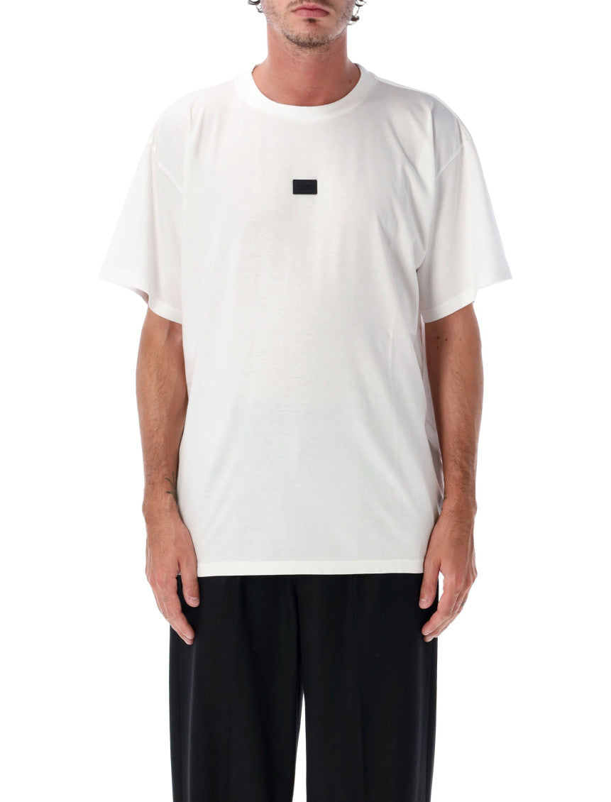 White Crew Neck T-Shirt 1