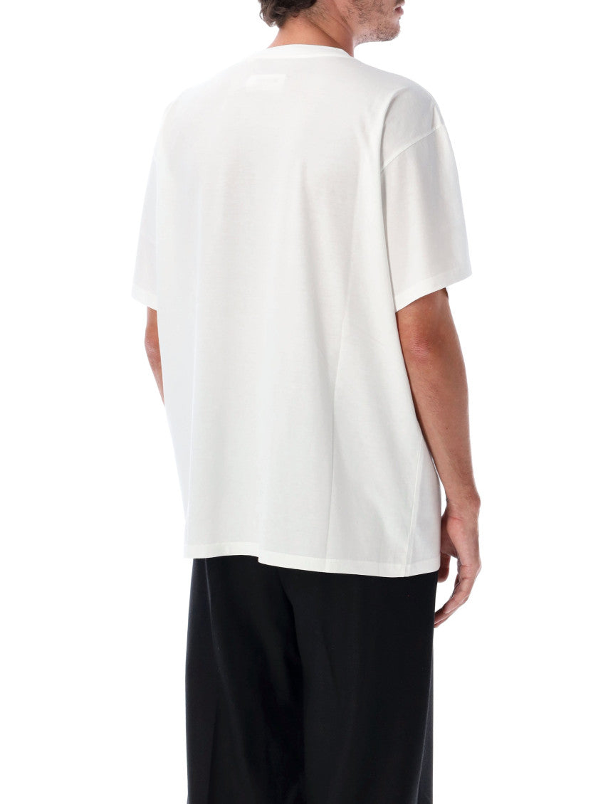 White Crew Neck T-Shirt 2