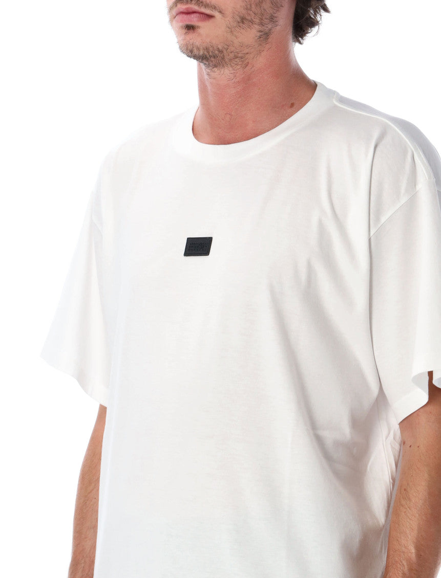 White Crew Neck T-Shirt 3
