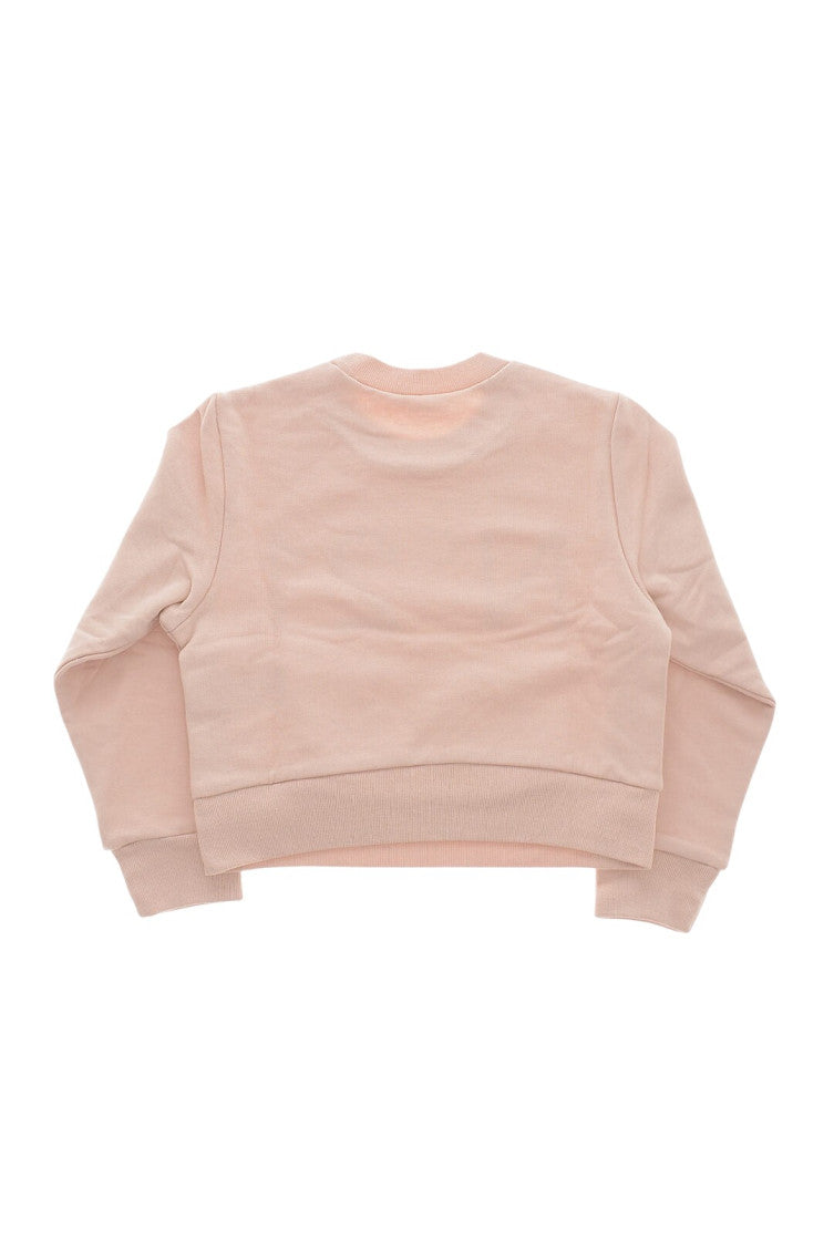 Girls Light Pink Logo Sweatshirts 2