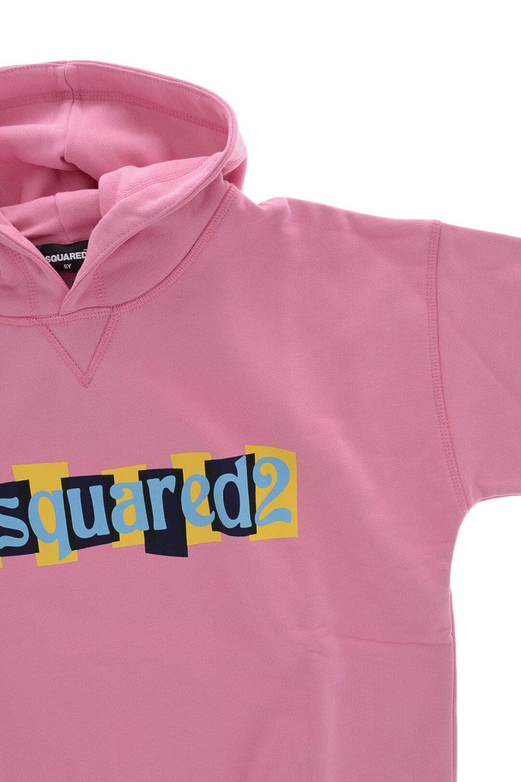 Girls Pink Logo Hoodie 3