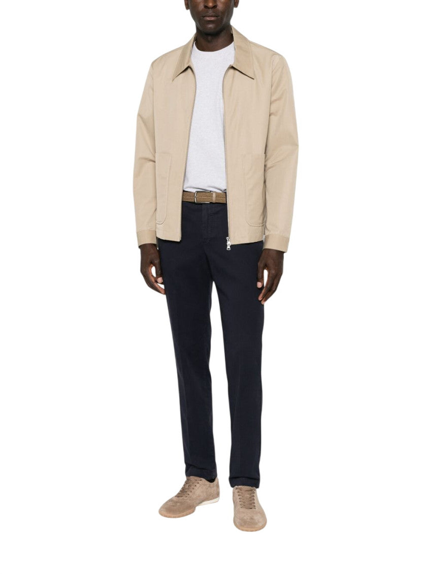 Dark Navy Chino Trousers 1