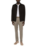Taupe Slim Chino Trousers 1