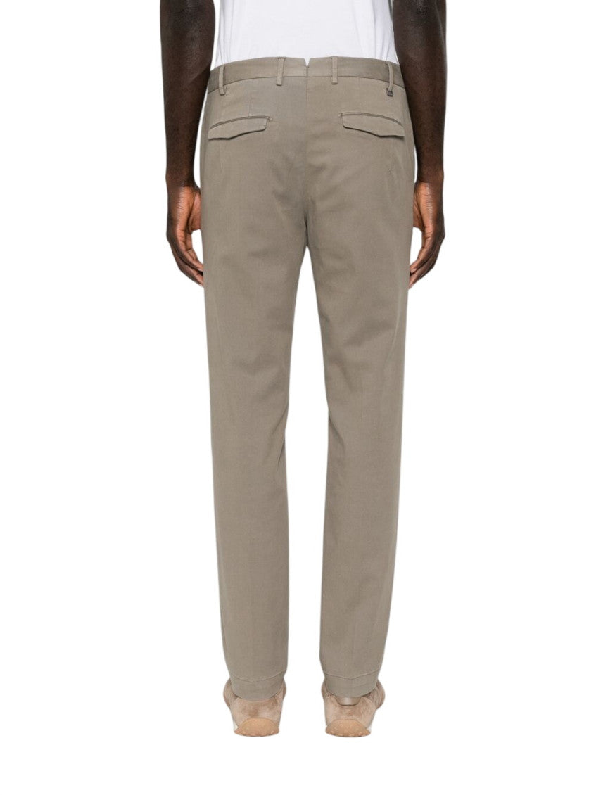 Taupe Slim Chino Trousers 3