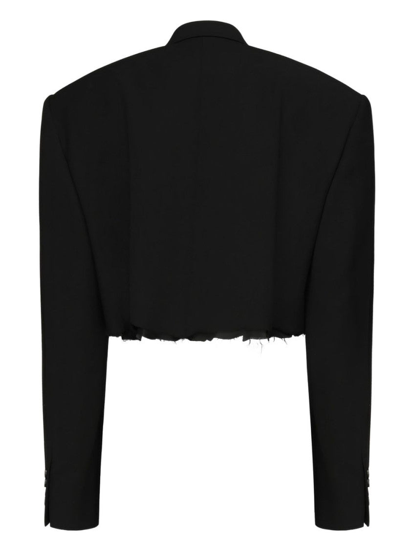 Black Single Breasted Blazer 1
