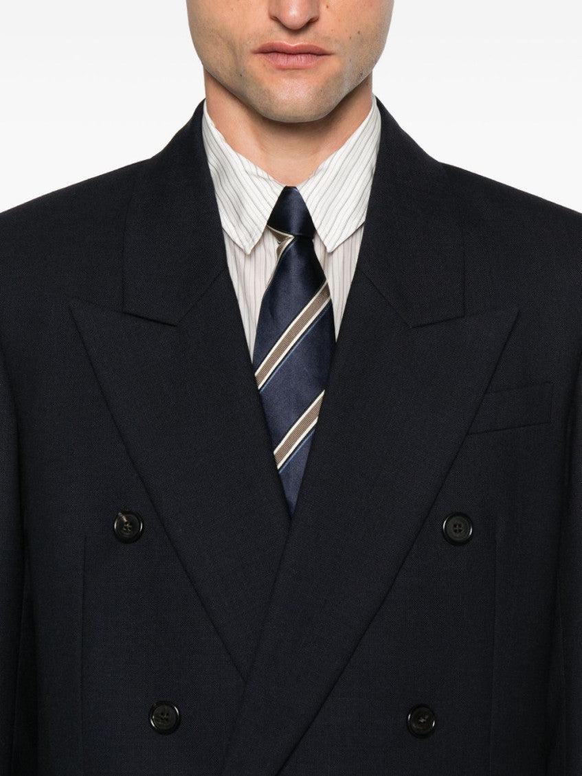Blue Double Breasted blazer 3