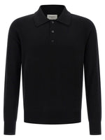 Black Wool Polo 1
