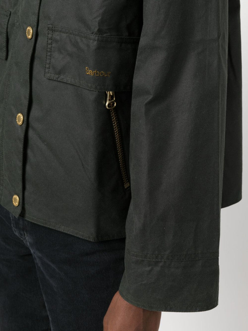 Green Catton Logo Jacket 2