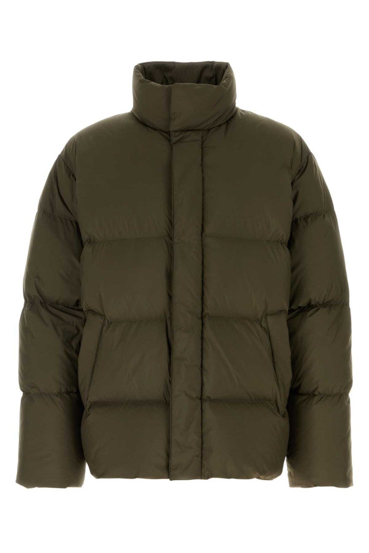 Olive Green Down Puffer Jacket 1