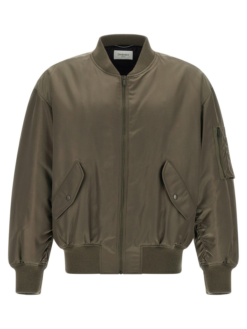 Taupe Bomber Jacket 1
