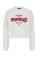 White Cotton Sweatshirt 1