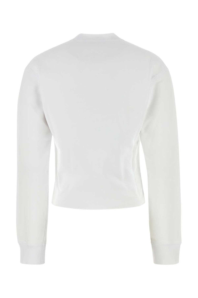 White Cotton Sweatshirt 2