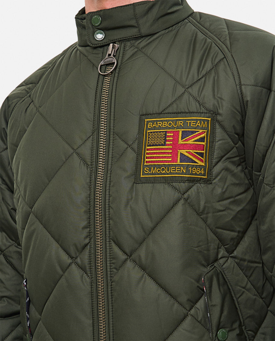 Dark Green Quilted Jacket 4
