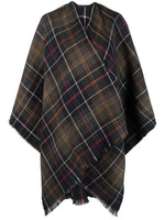 Multi Color Check Pattern Poncho 1