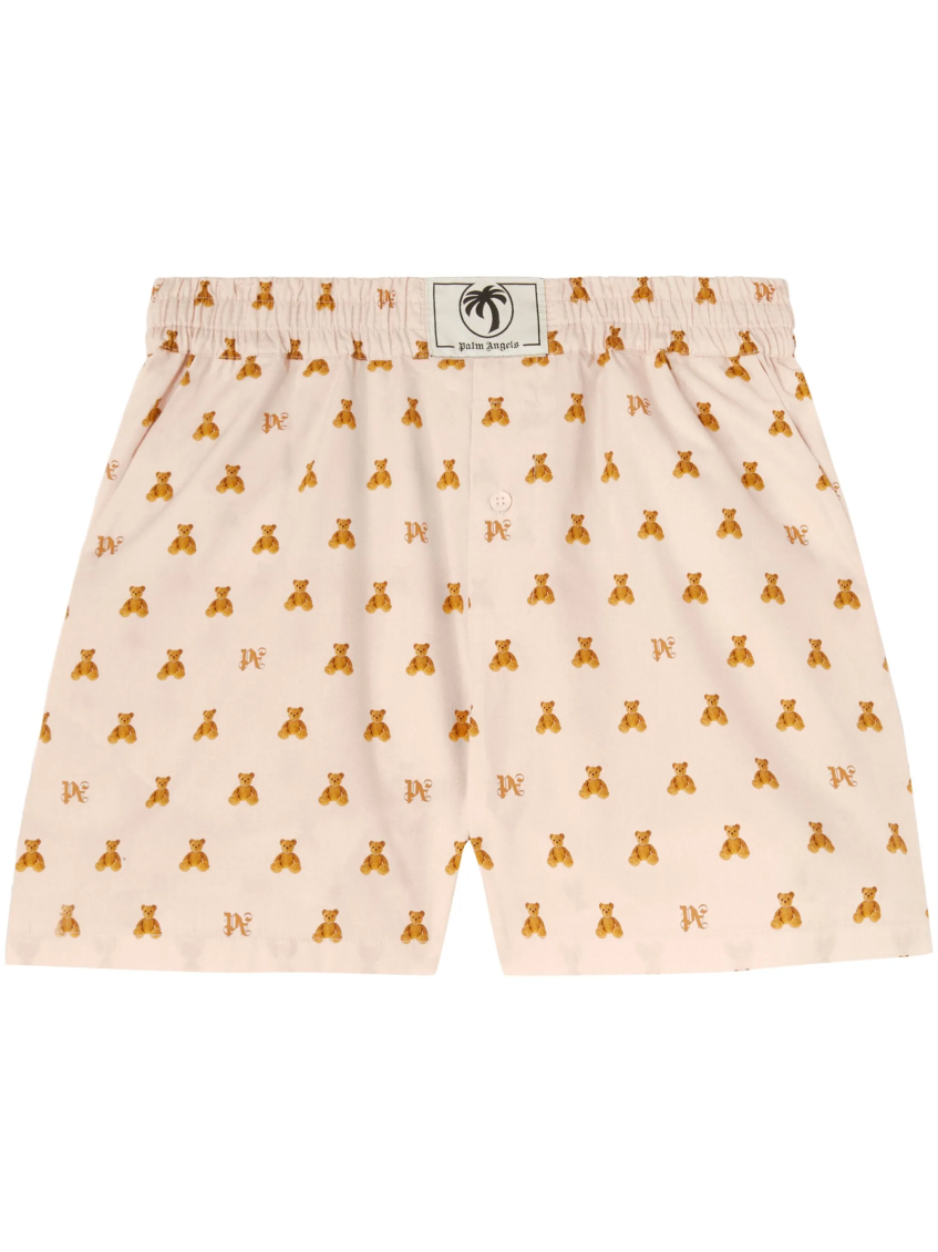 Soft Pink Monogram Shorts 1