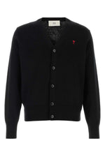 Black Wool Cardigan 1