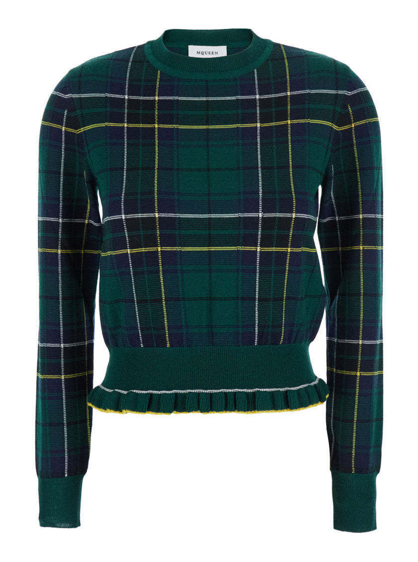 Multicolor Checked  Pullover 1