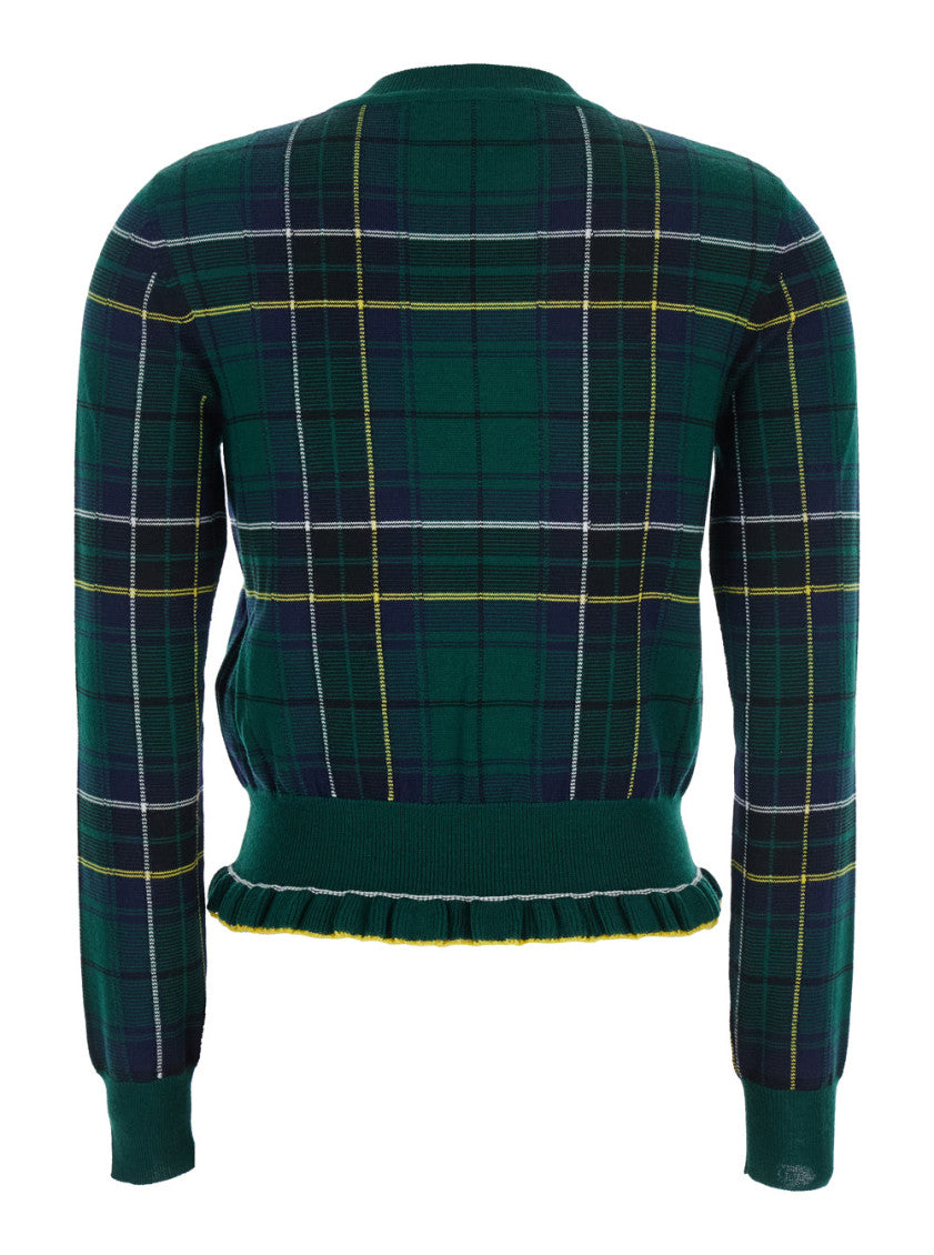 Multicolor Checked  Pullover 2