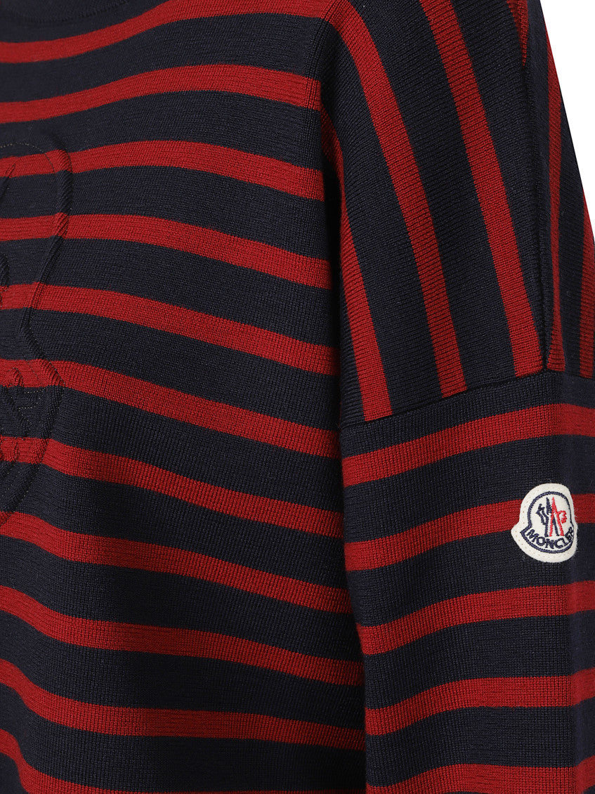 Blue Red Striped Sweater 3