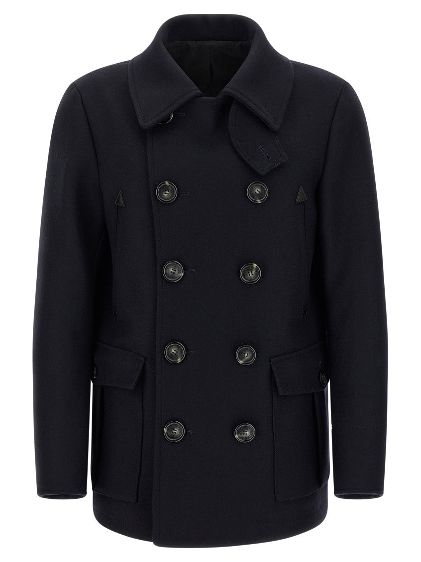 Blue Wool coat 1