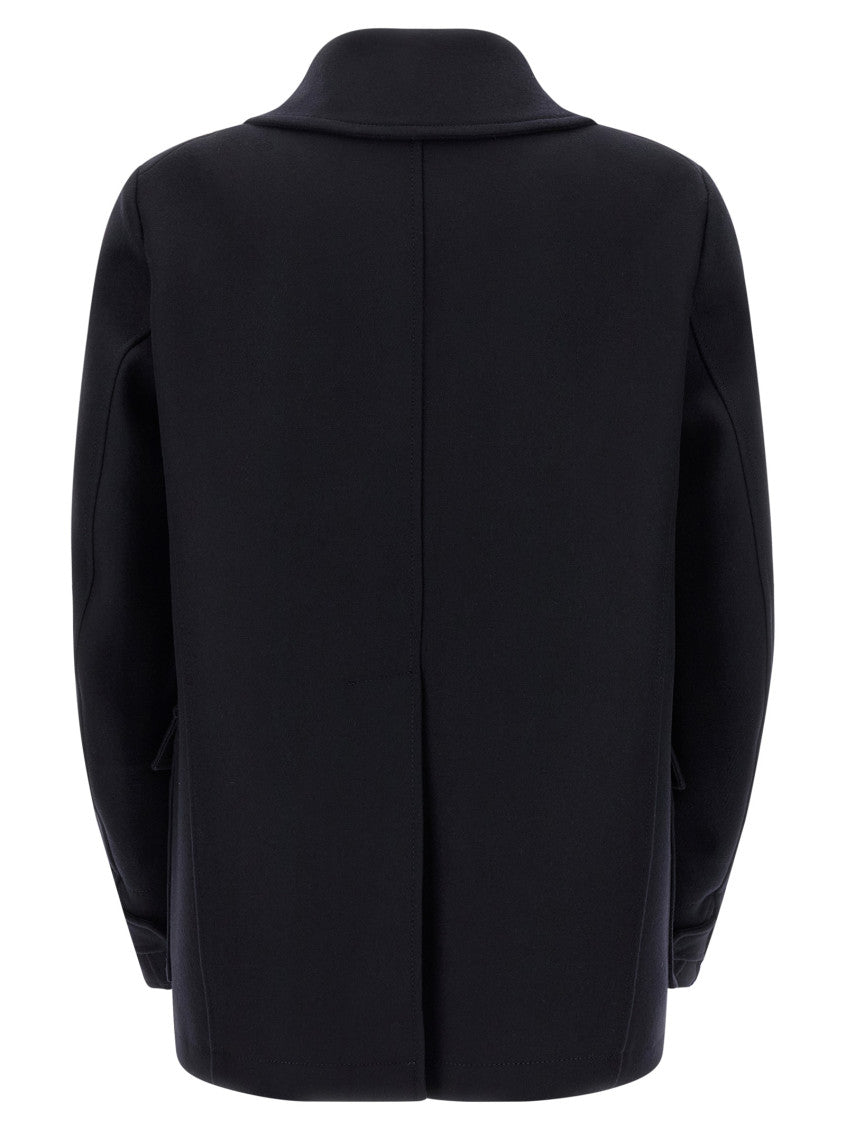 Blue Wool coat 2
