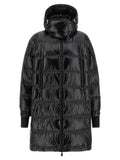 Black Quilted Hood Jacket 1