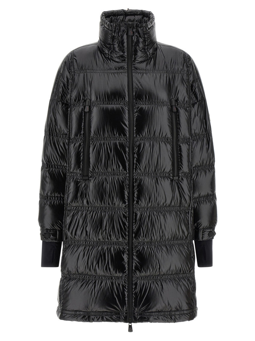 Black Quilted Hood Jacket 2
