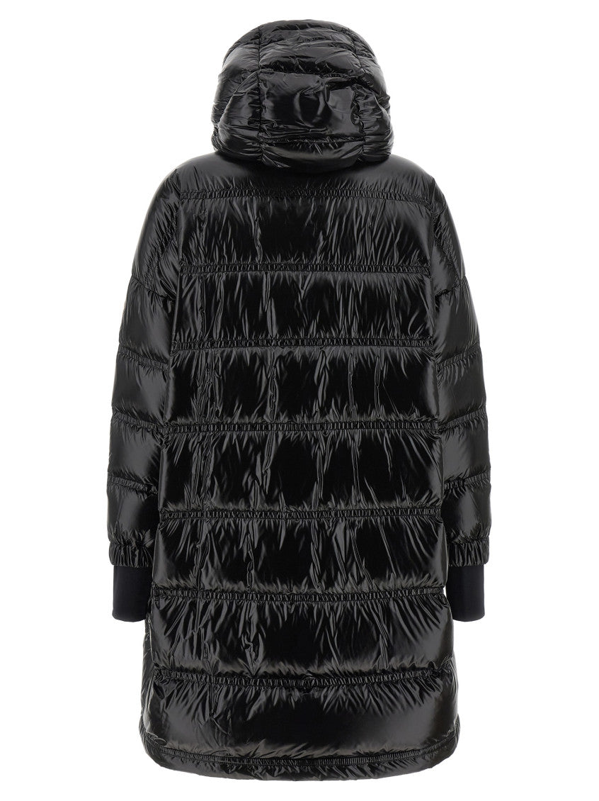 Black Quilted Hood Jacket 3