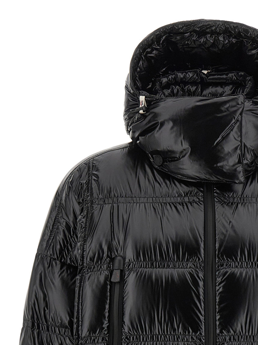 Black Quilted Hood Jacket 4