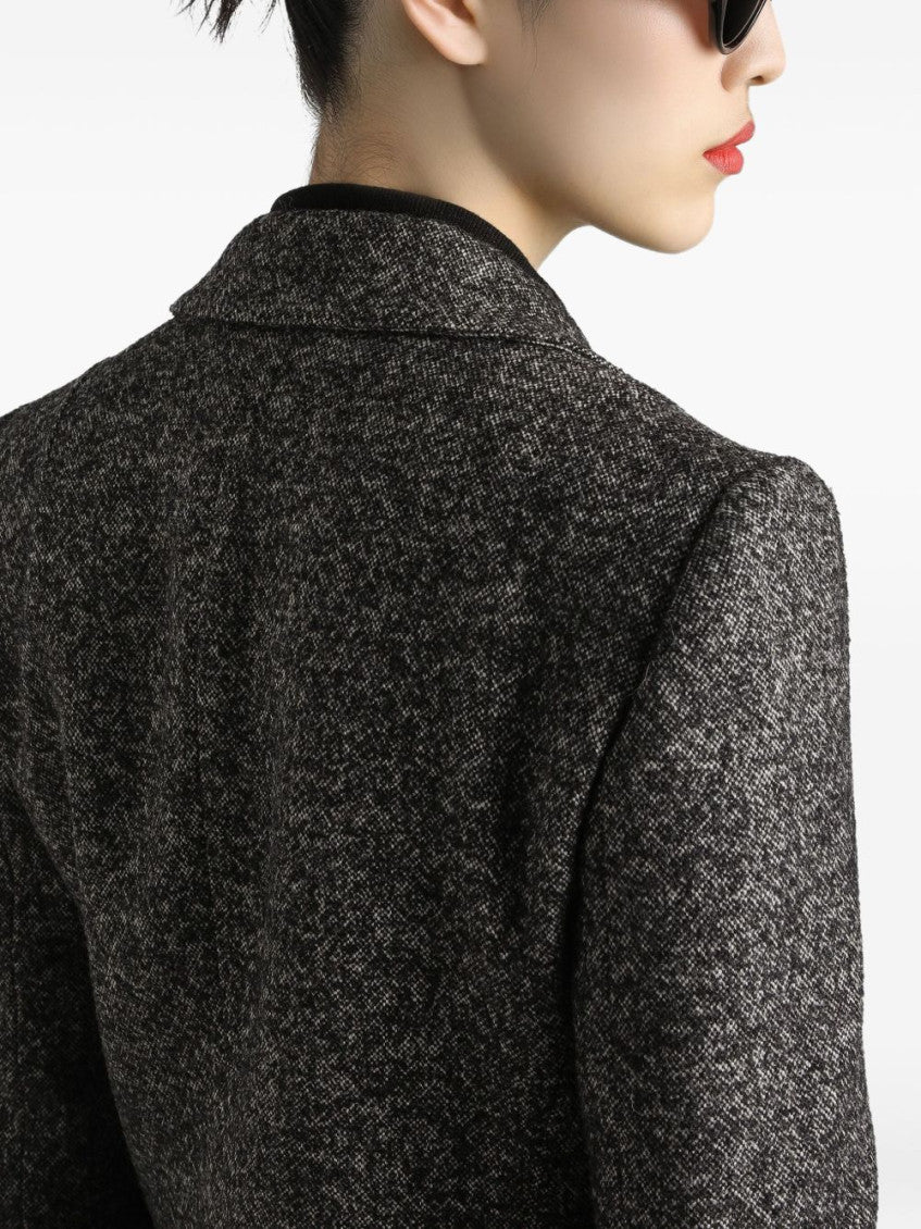 Grey Single-breasted Blazer 2