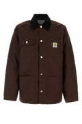 Brown Logo Corduroy Collar Jacket 1