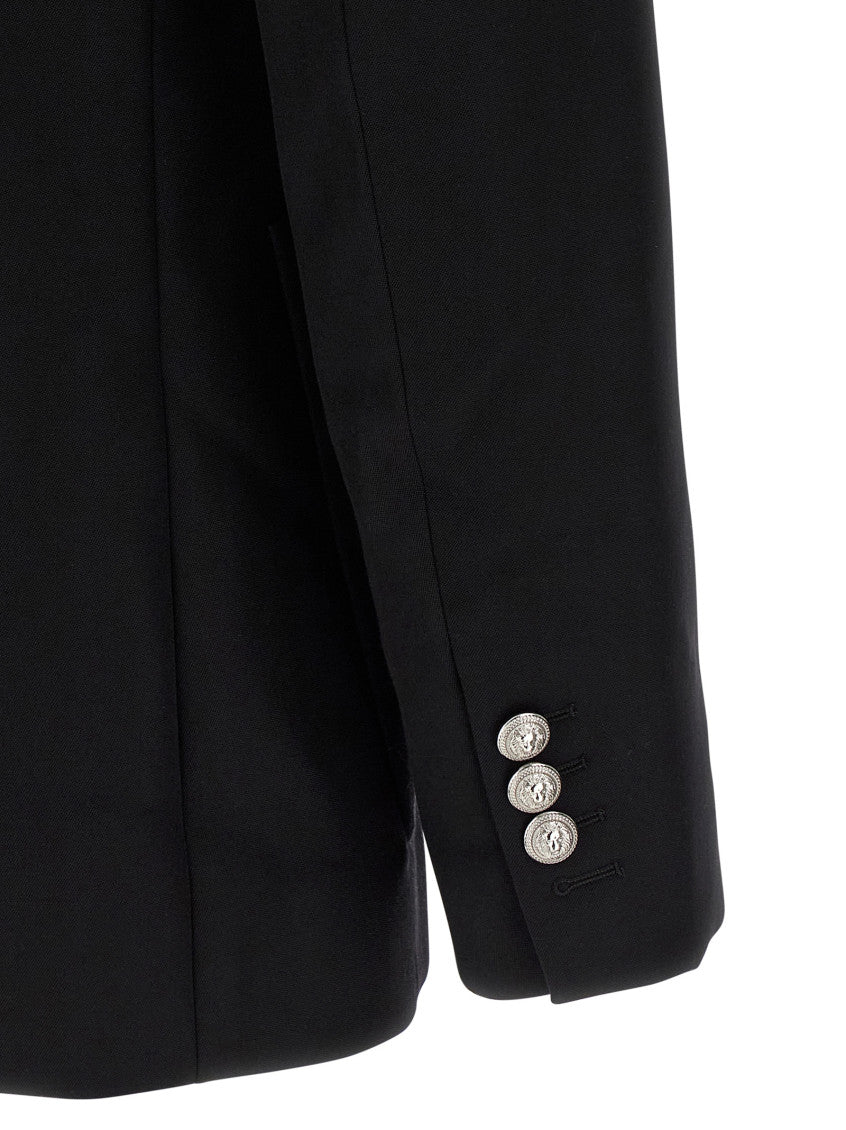 Black Grain de poudre blazer 4