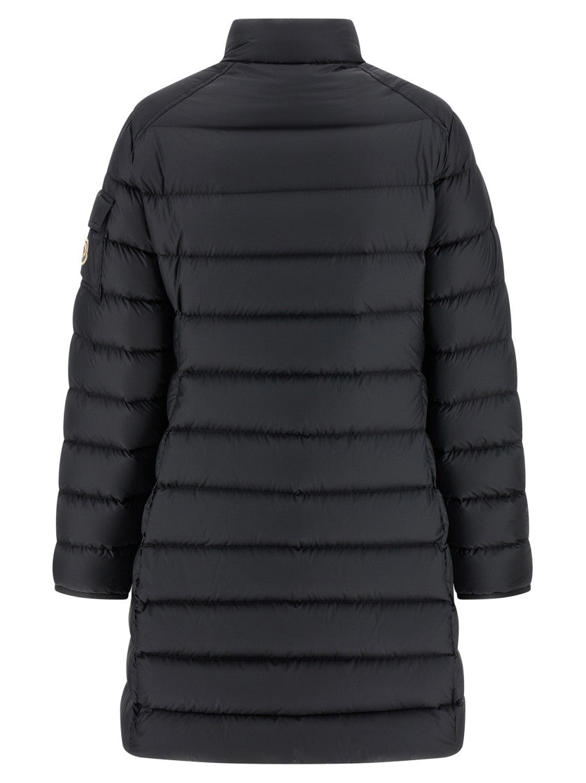 Black Quilted Logo Jacket 2