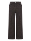 Dark Grey Cotton Large Fit Pant 1