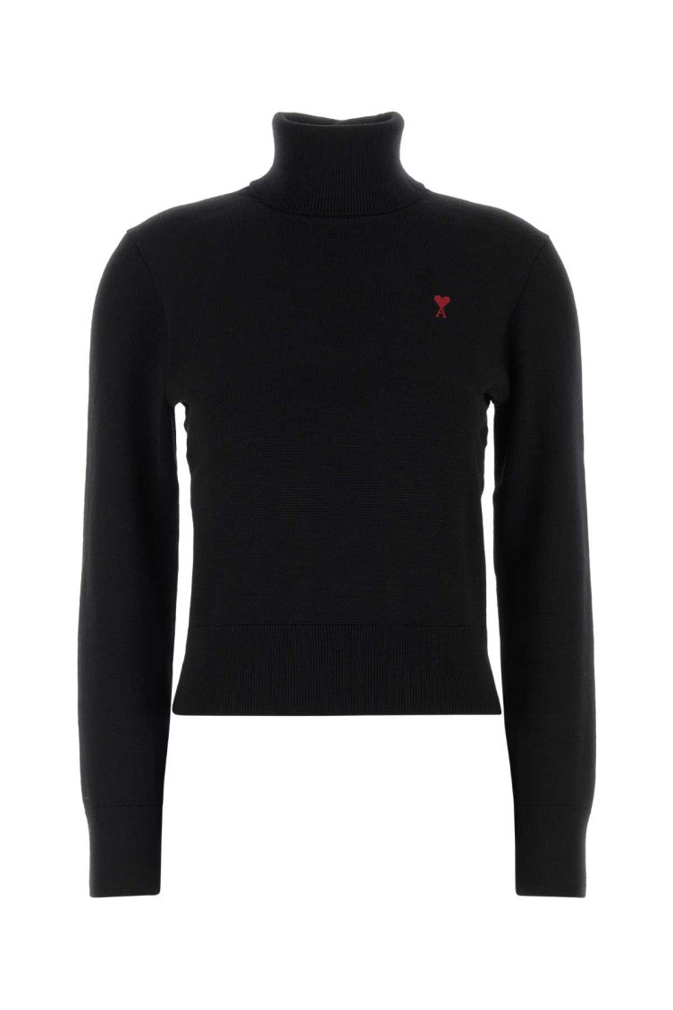 Black wool sweater  1