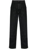 Black Double Knee denim jeans 1