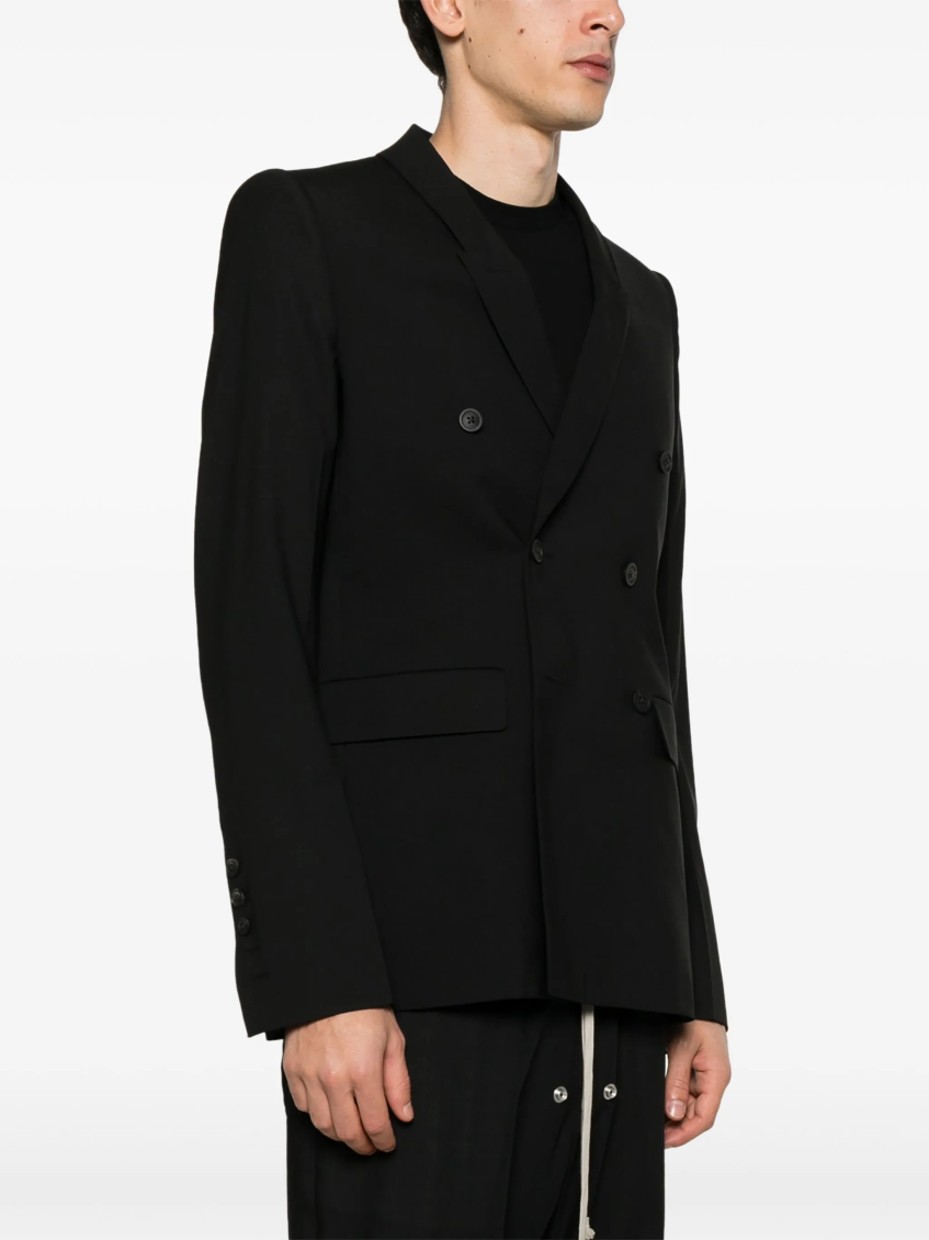 Black Double-Breasted Blazer 3