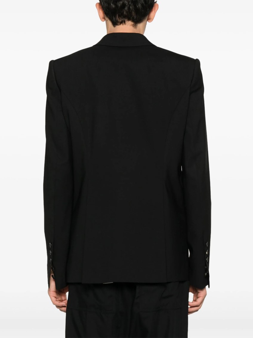 Black Double-Breasted Blazer 4