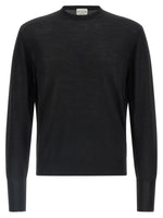 Black Extrafine Mesh Sweater 1