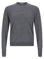 Grey Extrafine Mesh Sweater 1