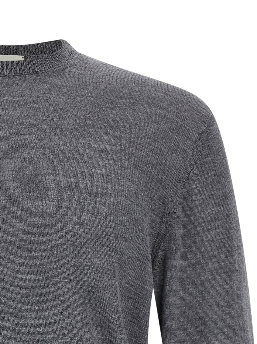 Grey Extrafine Mesh Sweater 3