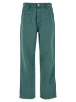 Green 'Single Knee' pants 1