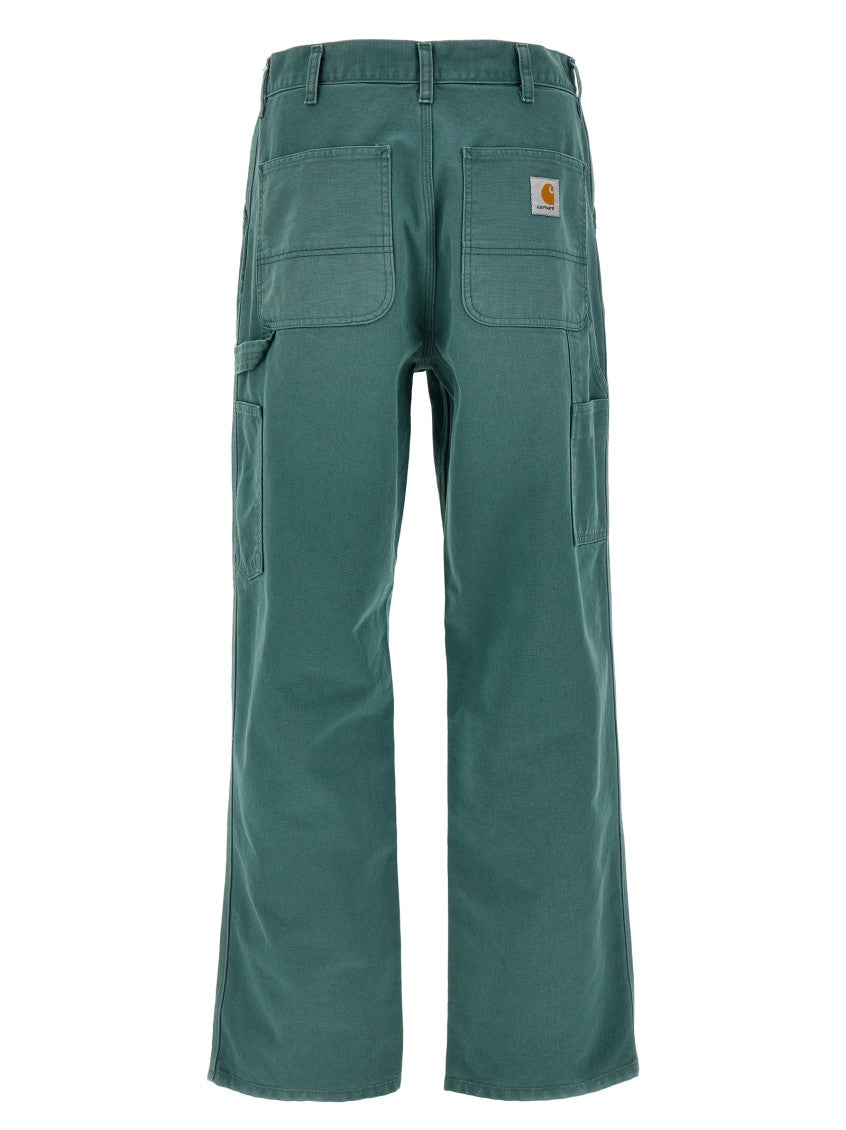 Green 'Single Knee' pants 2