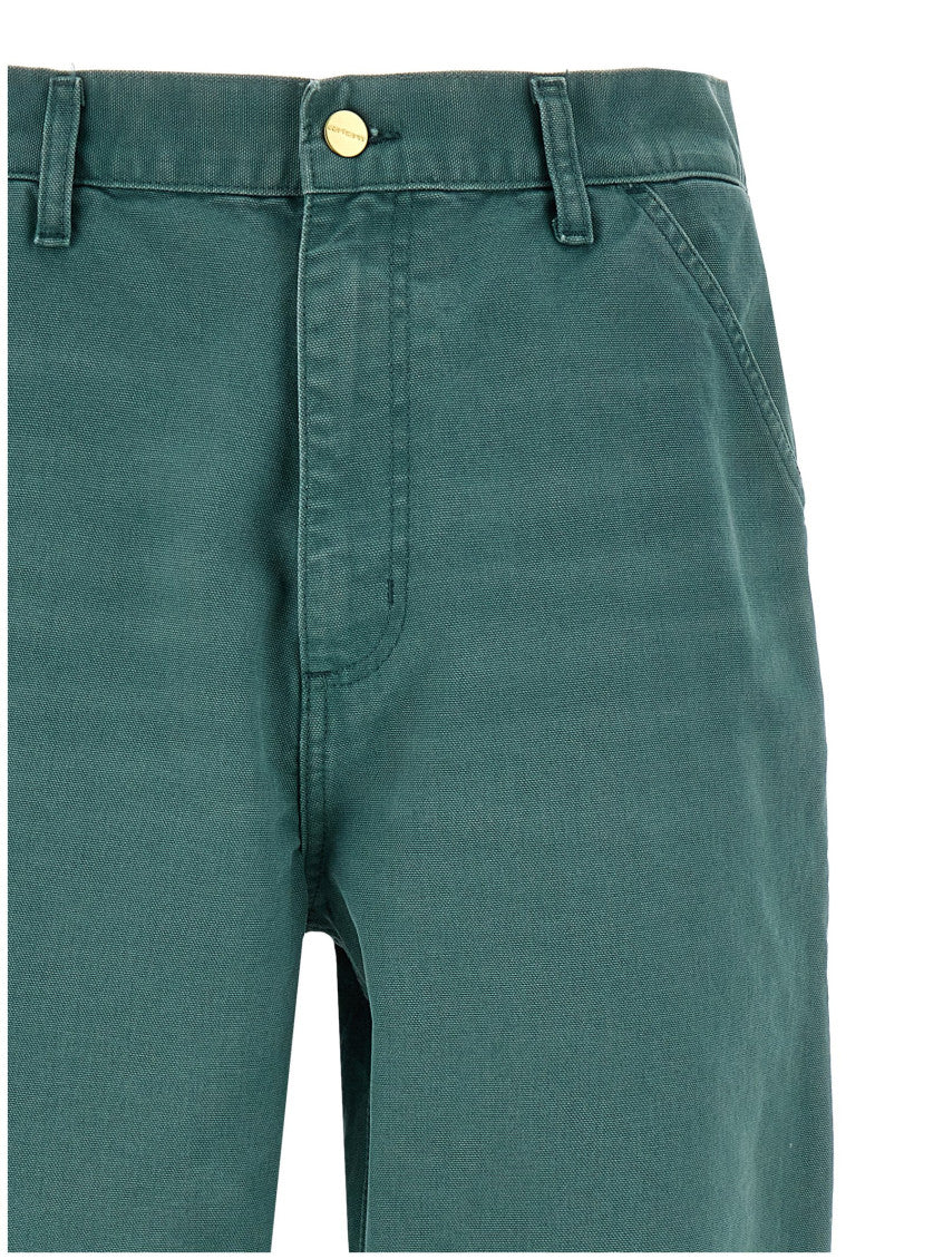 Green 'Single Knee' pants 3