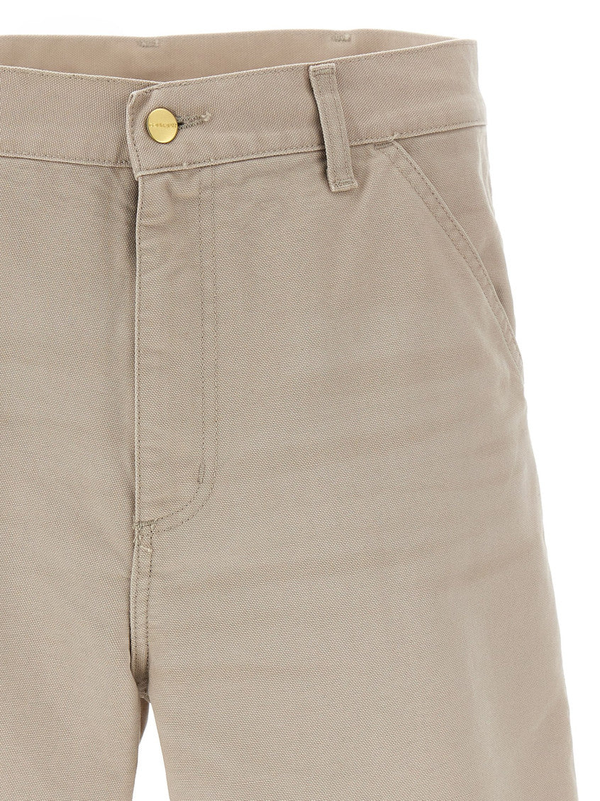 Beige 'Single knee' bermuda shorts 3