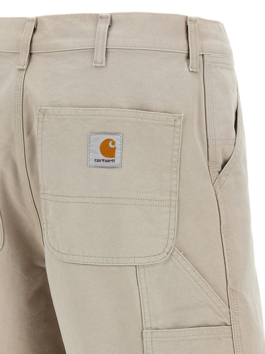 Beige 'Single knee' bermuda shorts 4
