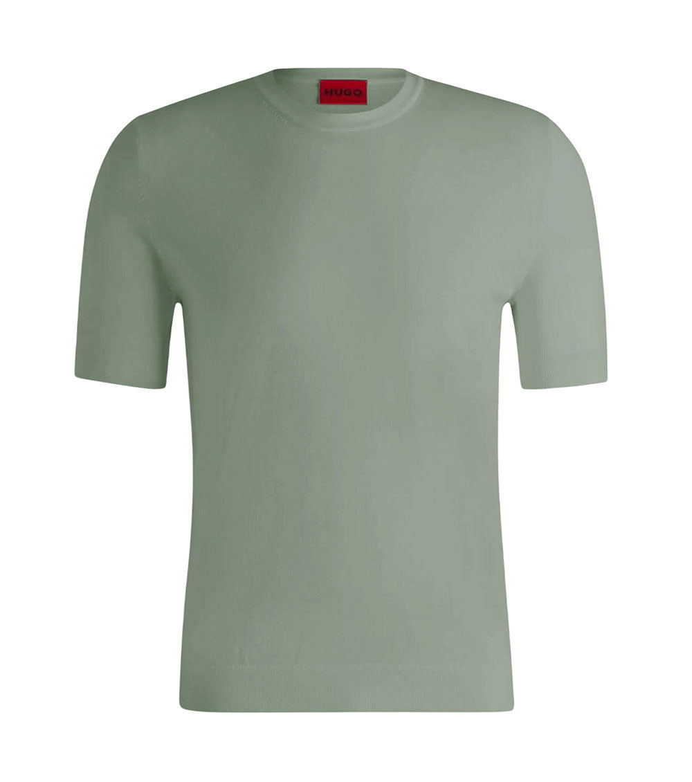 Green Crew Neck T-Shirt 1