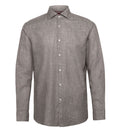 Taupe Regular Textured Shirt 1