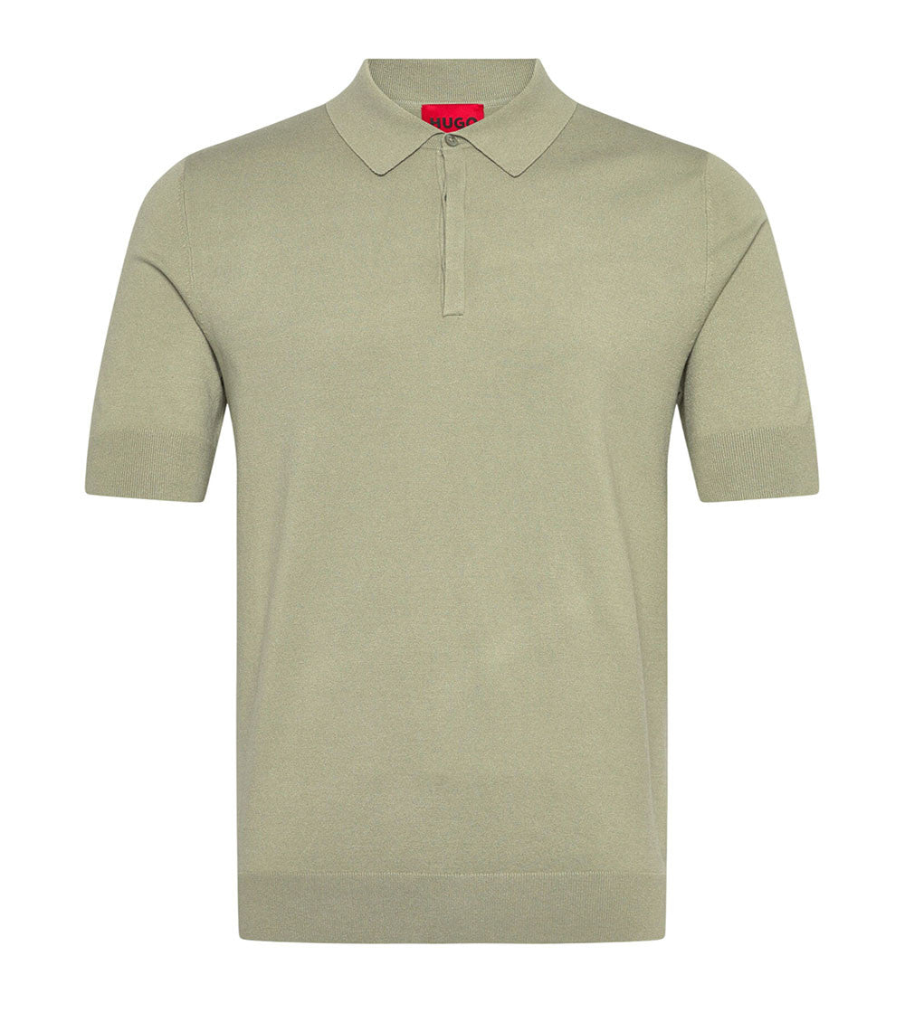 Green Shirt Collar Polo 1